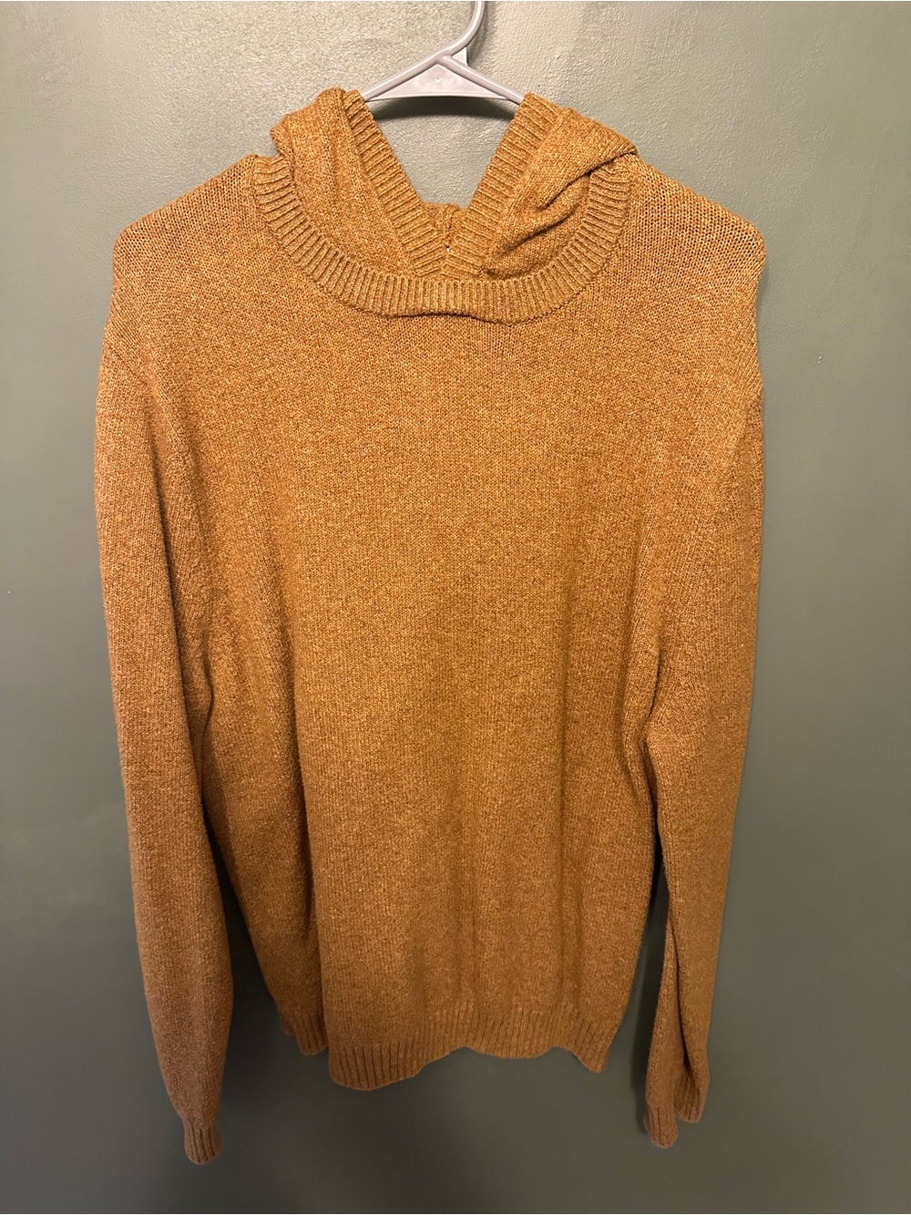 Goodfellow & Co Mustard Hooded Turtleneck Sweater